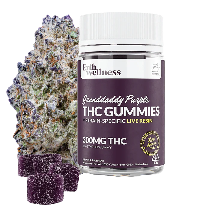 Granddaddy Purple Live Resin Gummies | Premium Cannabis Edible