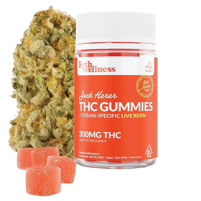 Jack Herer Sativa Live Resin Gummies | Premium Cannabis Edible