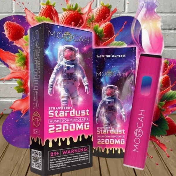 Mushroom Disposable Vape - Strawberry Stardust | BudZoom