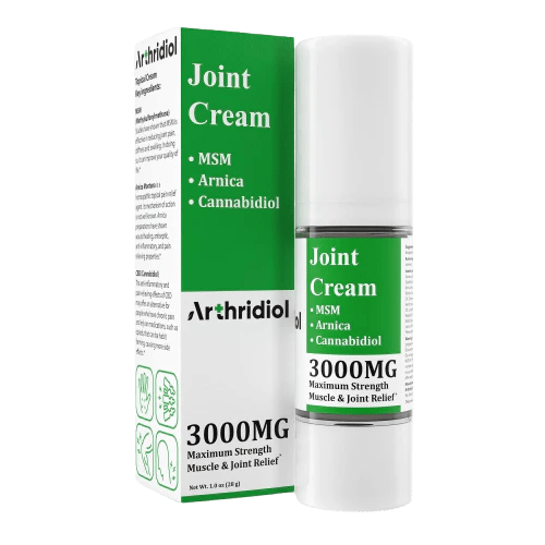 Arthridiol Joint Relief Cream | 3000mg Broad - Spectrum CBD - BudZoom