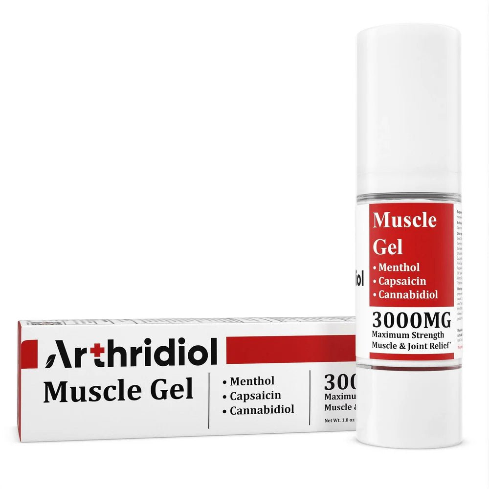 Arthridiol Muscle Gel | 3000mg Broad - Spectrum CBD - BudZoom