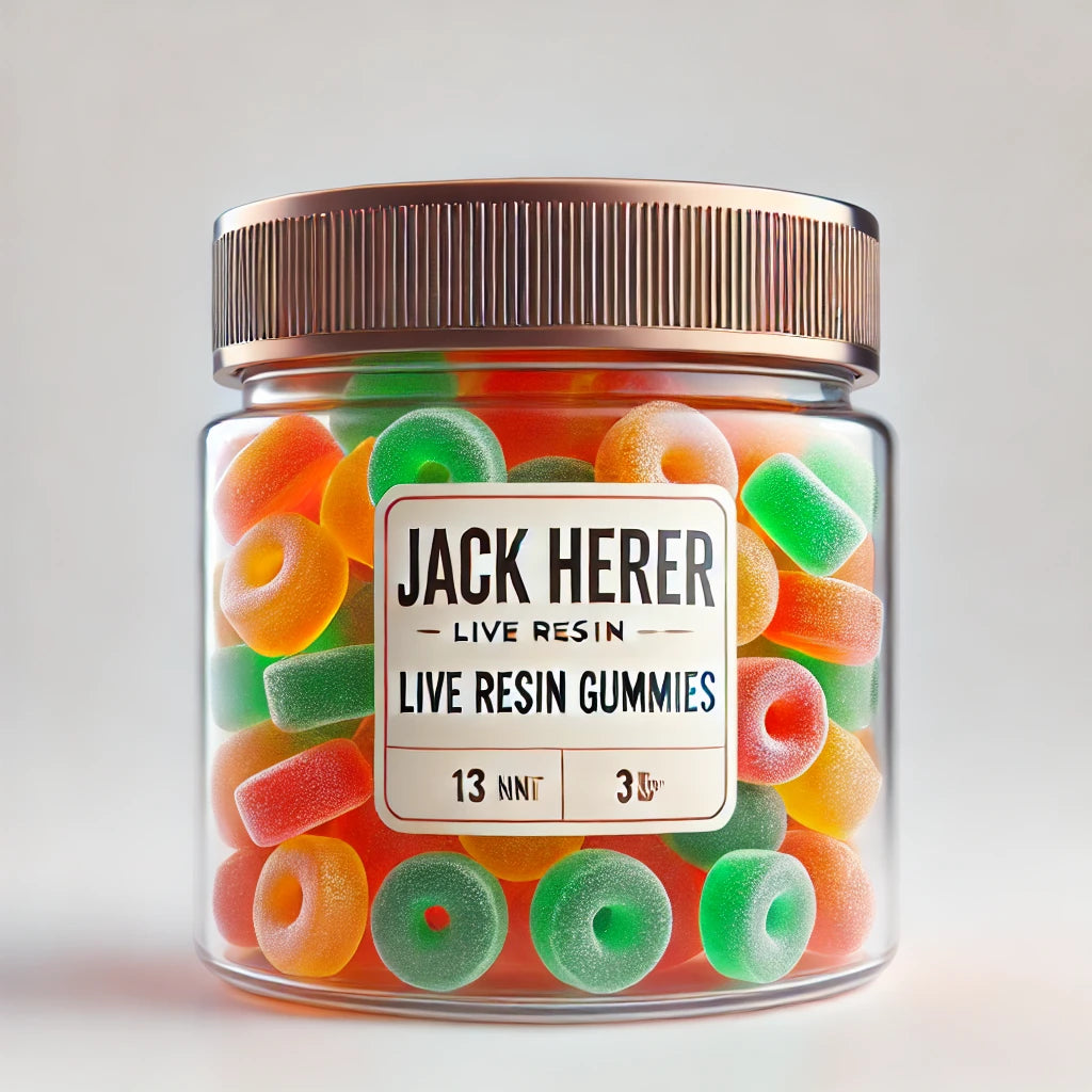 Jack Herer Sativa Live Resin Gummies | Premium Cannabis Edible