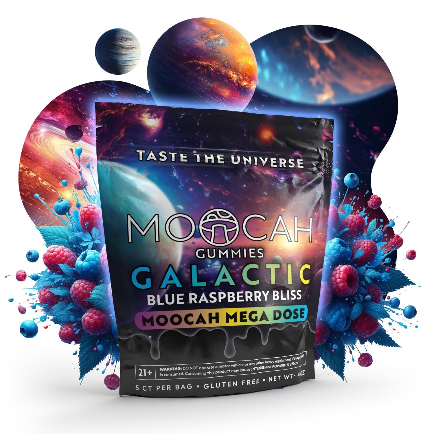 Moocah Megadose Magic Mushroom Gummies | BudZoom - BudZoom