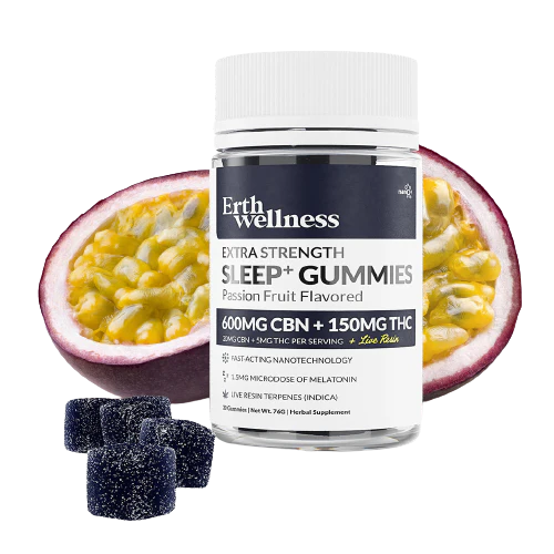 Sleep+ Gummies | CBN + THC + Live Resin | Premium Cannabis Edible