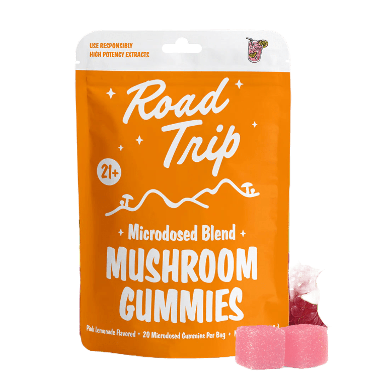 Road Trip Microdosed Gummies - Pink Lemonade & Orange | BudZoom - BudZoom