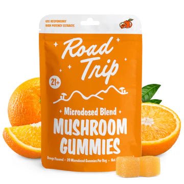 Road Trip Microdosed Gummies - Pink Lemonade & Orange | BudZoom - BudZoom