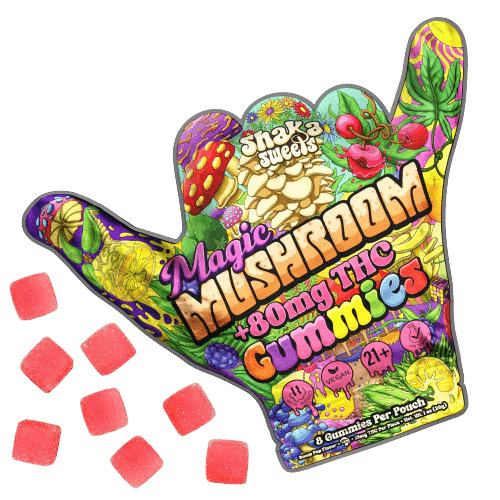 Shaka Sweets Magic Mushroom + THC Gummies | BudZoom - BudZoom